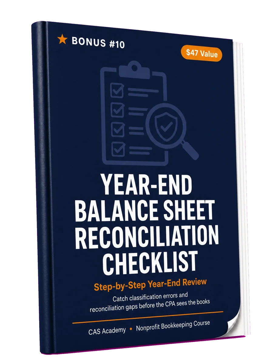 Year-End Balance Sheet Reconciliation Checklist resource mockup