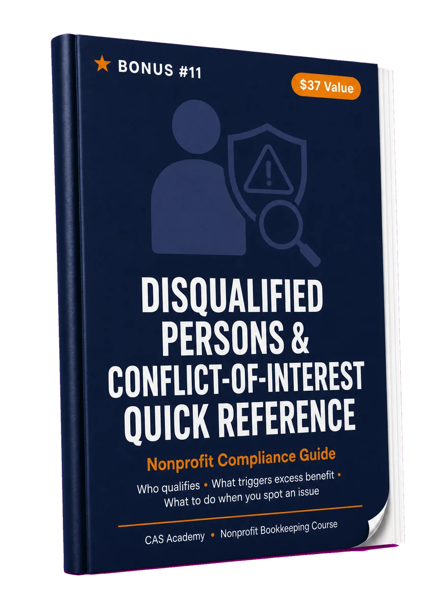 Disqualified Persons & Conflict-of-Interest Quick Reference resource mockup