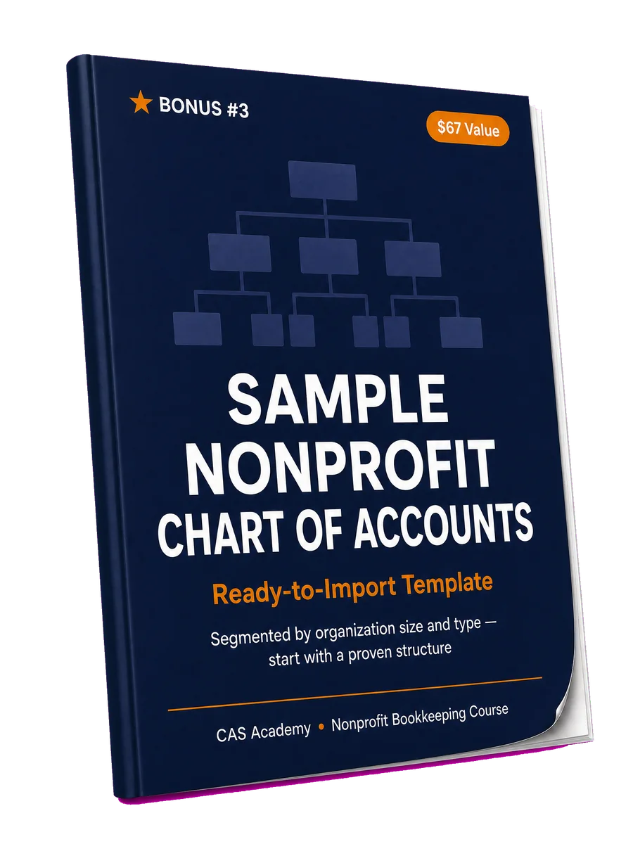 Sample Nonprofit Chart of Accounts resource mockup