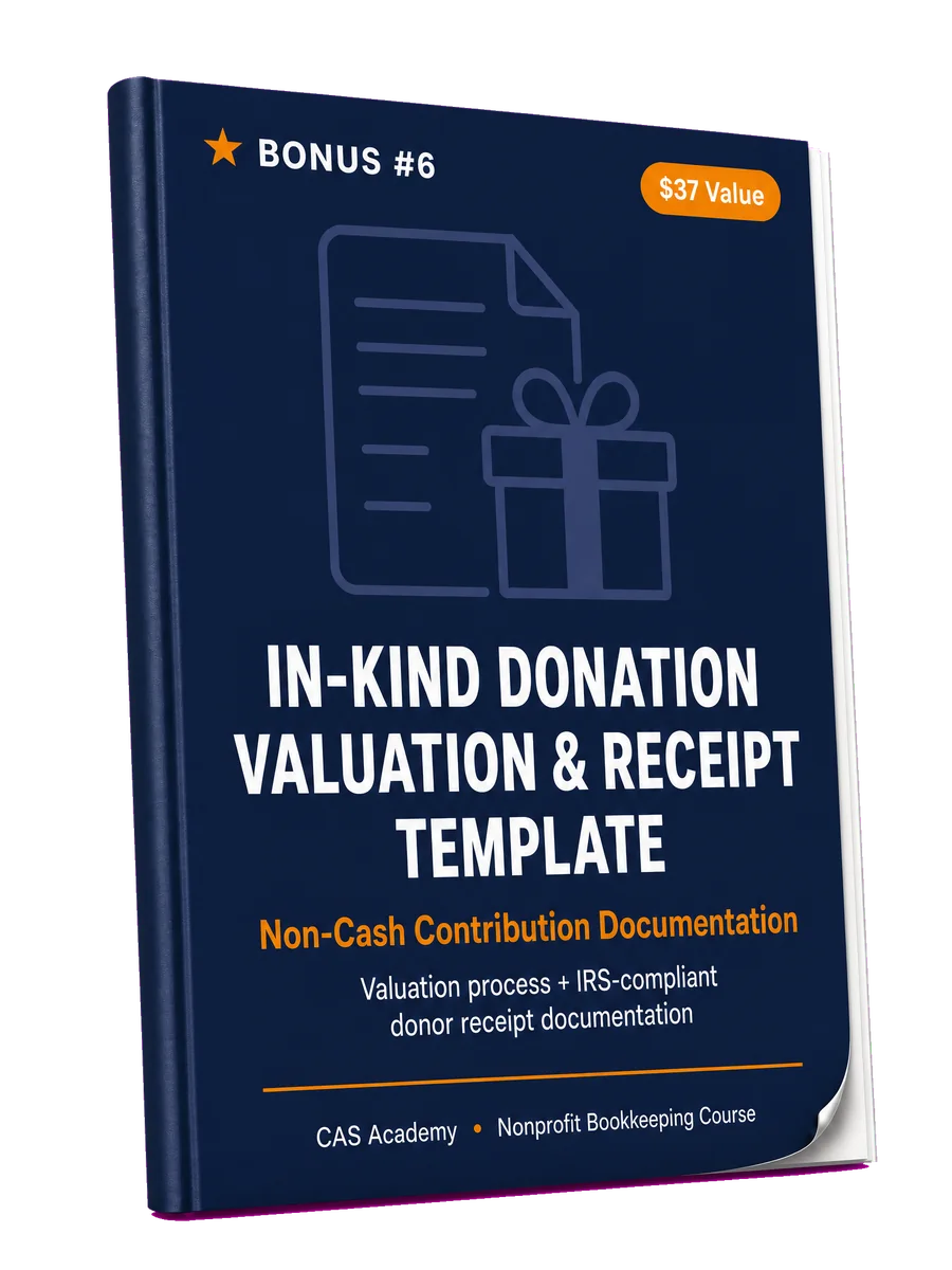 In-Kind Donation Valuation & Receipt Template resource mockup