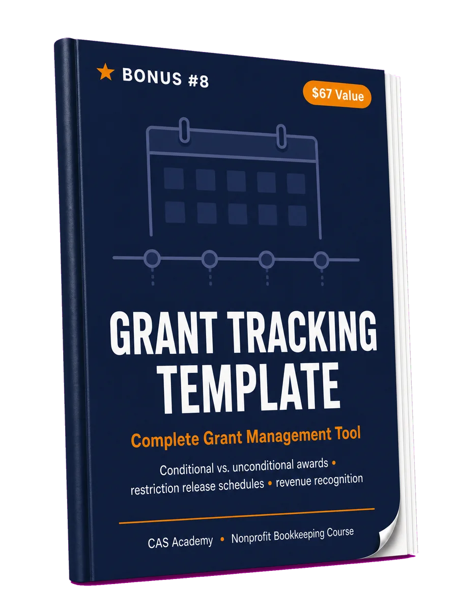 Grant Tracking Template resource mockup